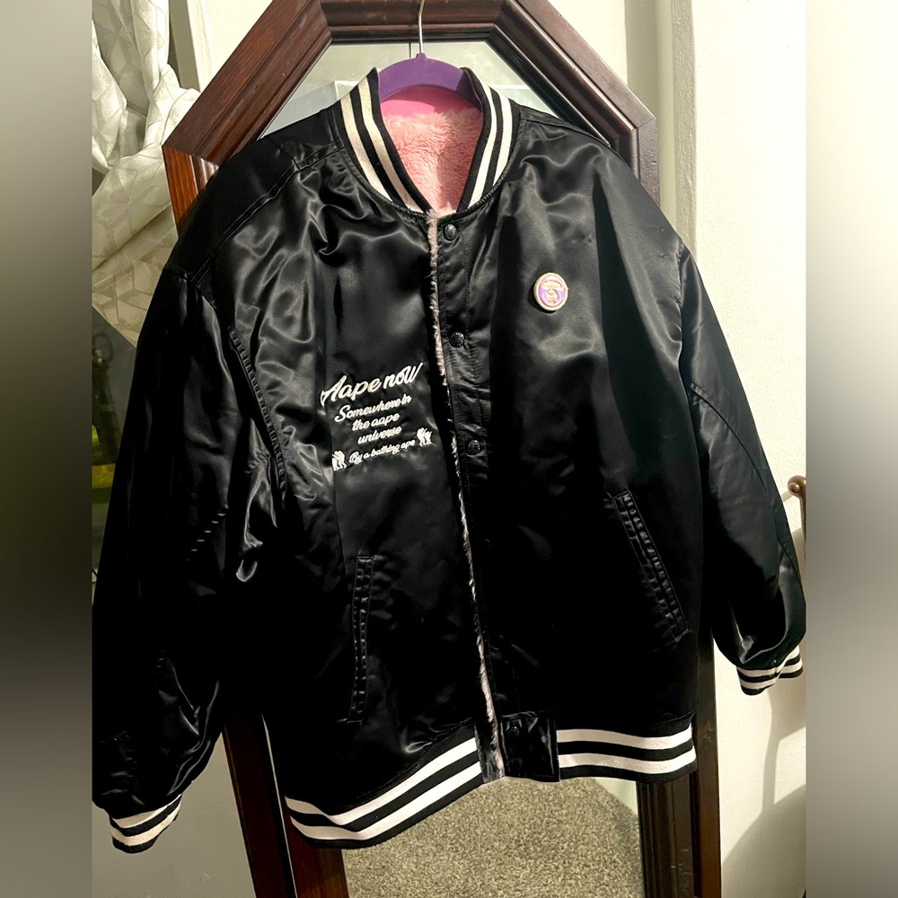 Reversible Bathing Ape Bomber Jacket - image 1